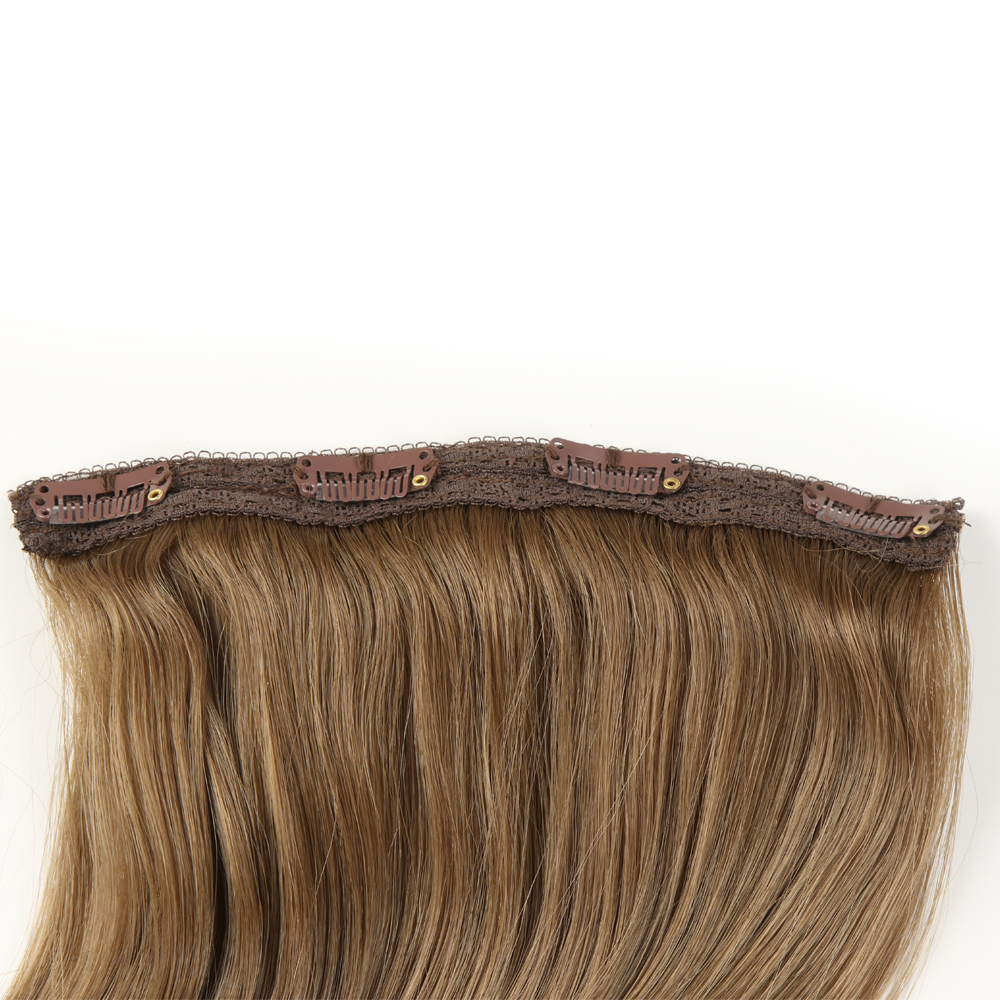 Ombre Colored Human Hair Thick Remy Real Full Head Double Wefted 120g 150g 180g Seamless Clip In Hair Extensions