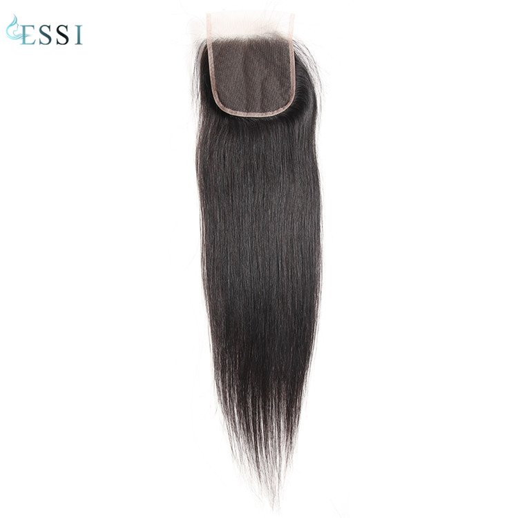 Raw unprocessed virgin human hair middle part lace closure wholesale large stock fast shipping