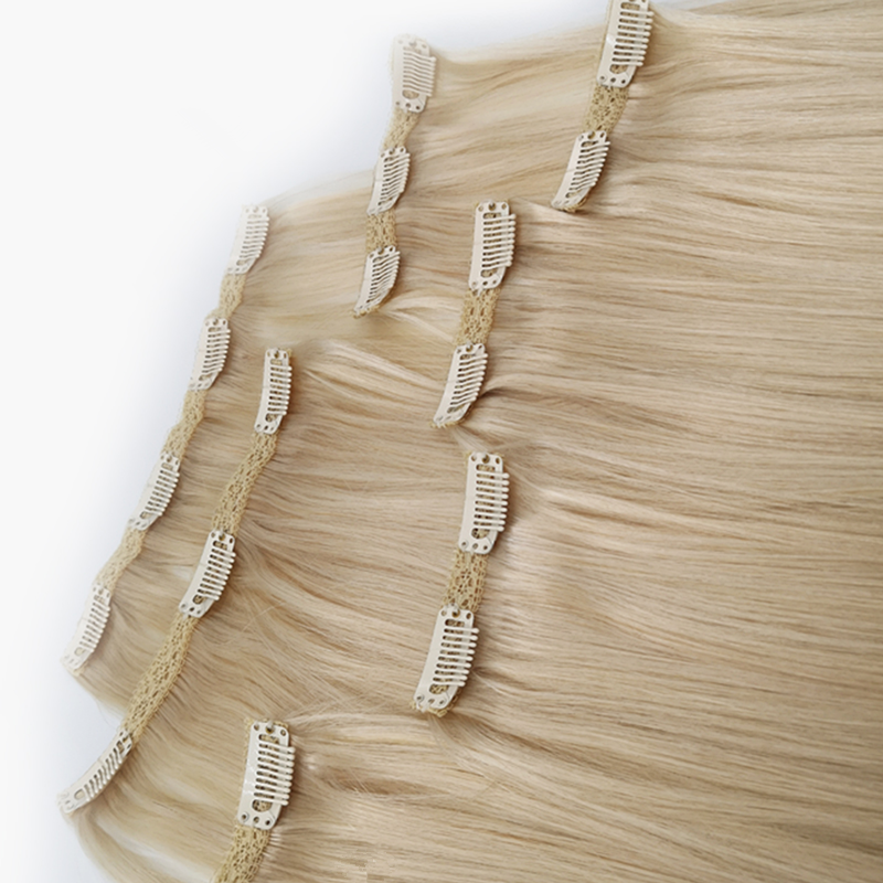 No Shedding No Tangle Best Natural Balayage Color Hair Clip In Hair Extension 20 Inch Affordable Price