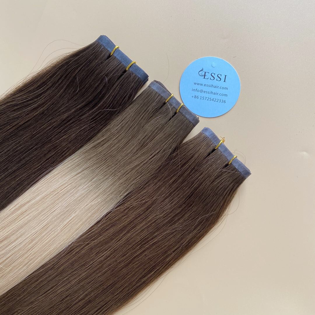 2020 Factory Supplier Virgin Human Skin Flat Weft Jumbo Ombre Great Lengths 28 Inch Hair Extension Aliexpress