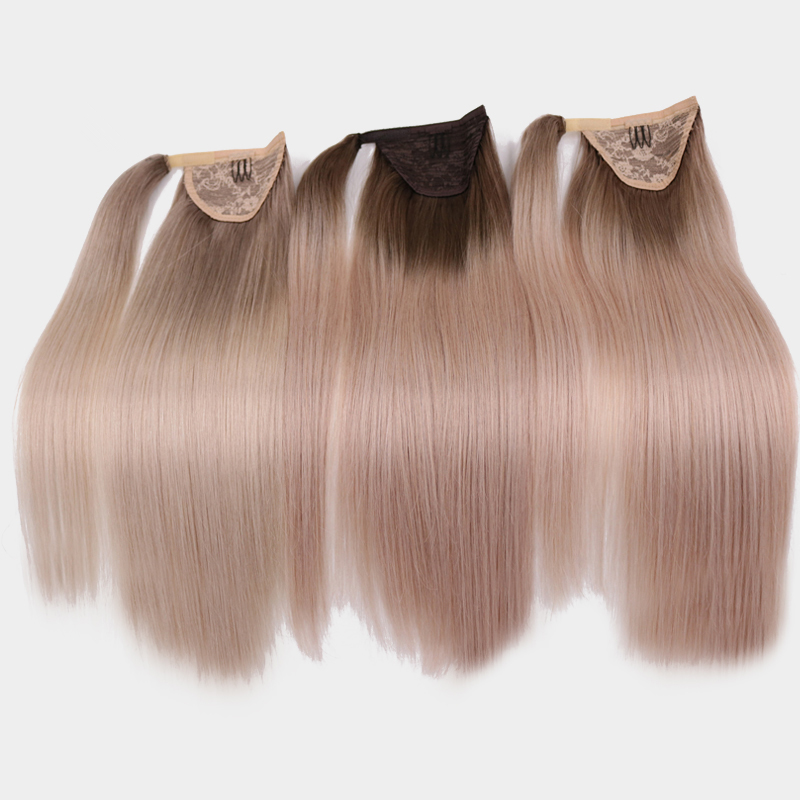 Natural Looking Best Human Hair Remy 100g Ponytail Hair Extensions Hair Weave For Sale